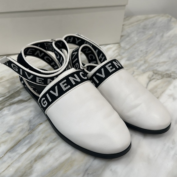 GIVENCHY STRAP MULE WHITE/BLACK 36 6 - Picture 7 of 7